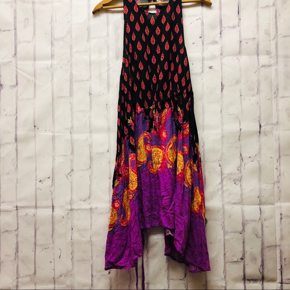 Free People Dresses & Skirts - Free People asymmetrical drawstring dress sz S